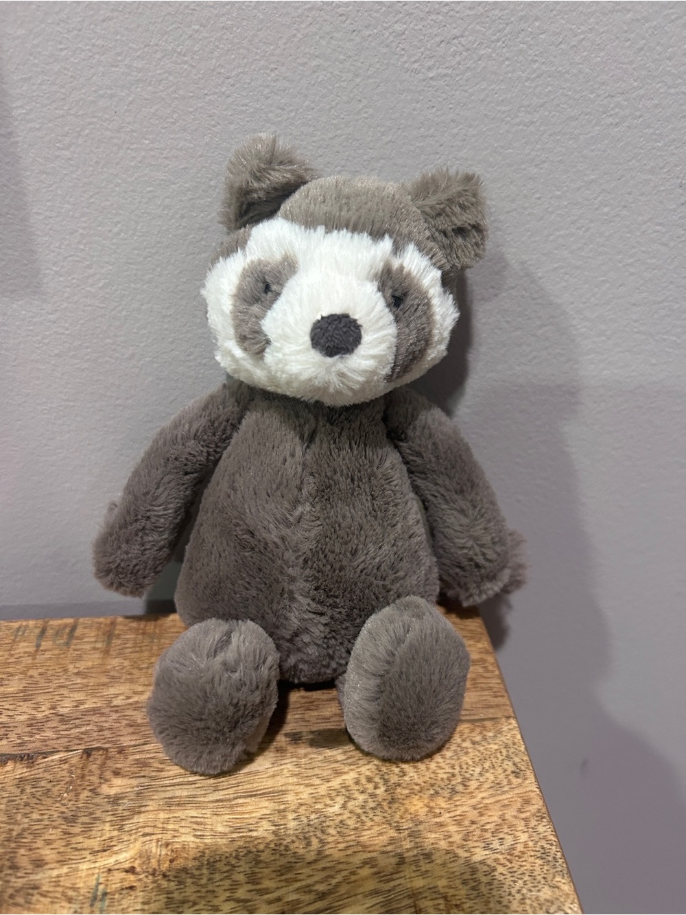 Jellycat Bashful Raccoon plush 8" NWOT